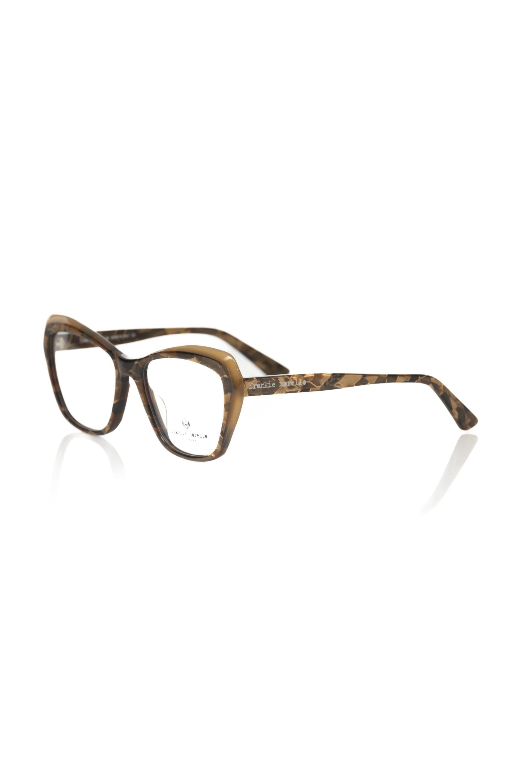 Frankie Morello Beige Acetate Women's Eyeglass Frame - ClickThatClicks 