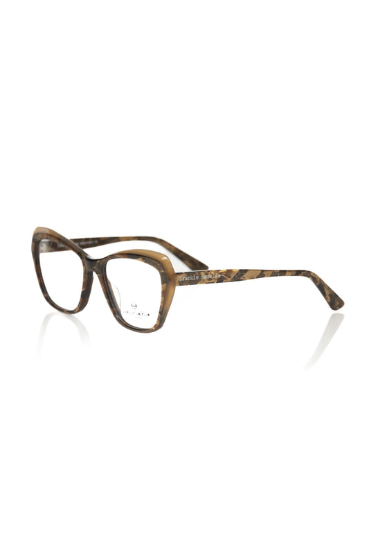Frankie Morello Beige Acetate Women's Eyeglass Frame - ClickThatClicks 
