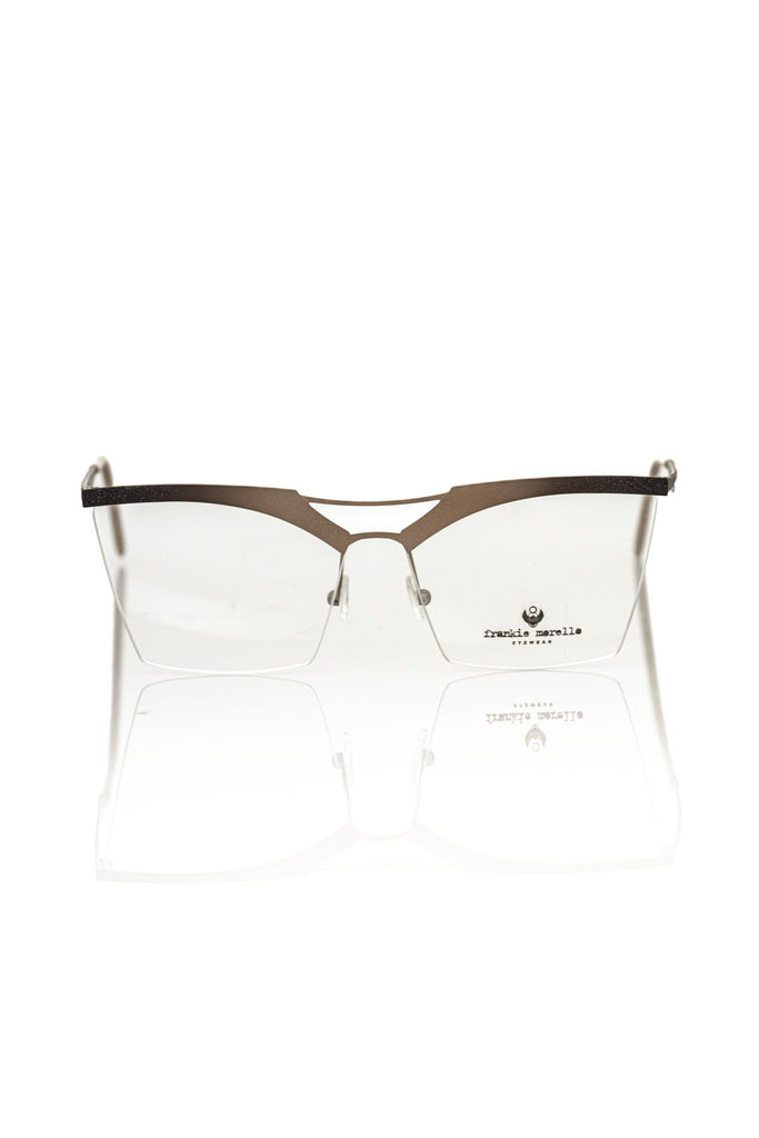 Frankie Morello Gold Metallic Women's Frame Eyeglasses