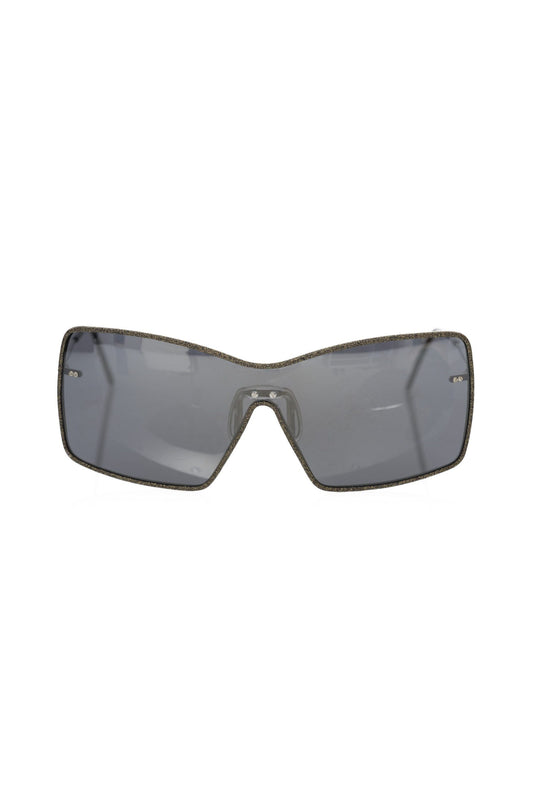 Frankie Morello Black Metallic Fiber Women Sunglasses - ClickThatClicks 