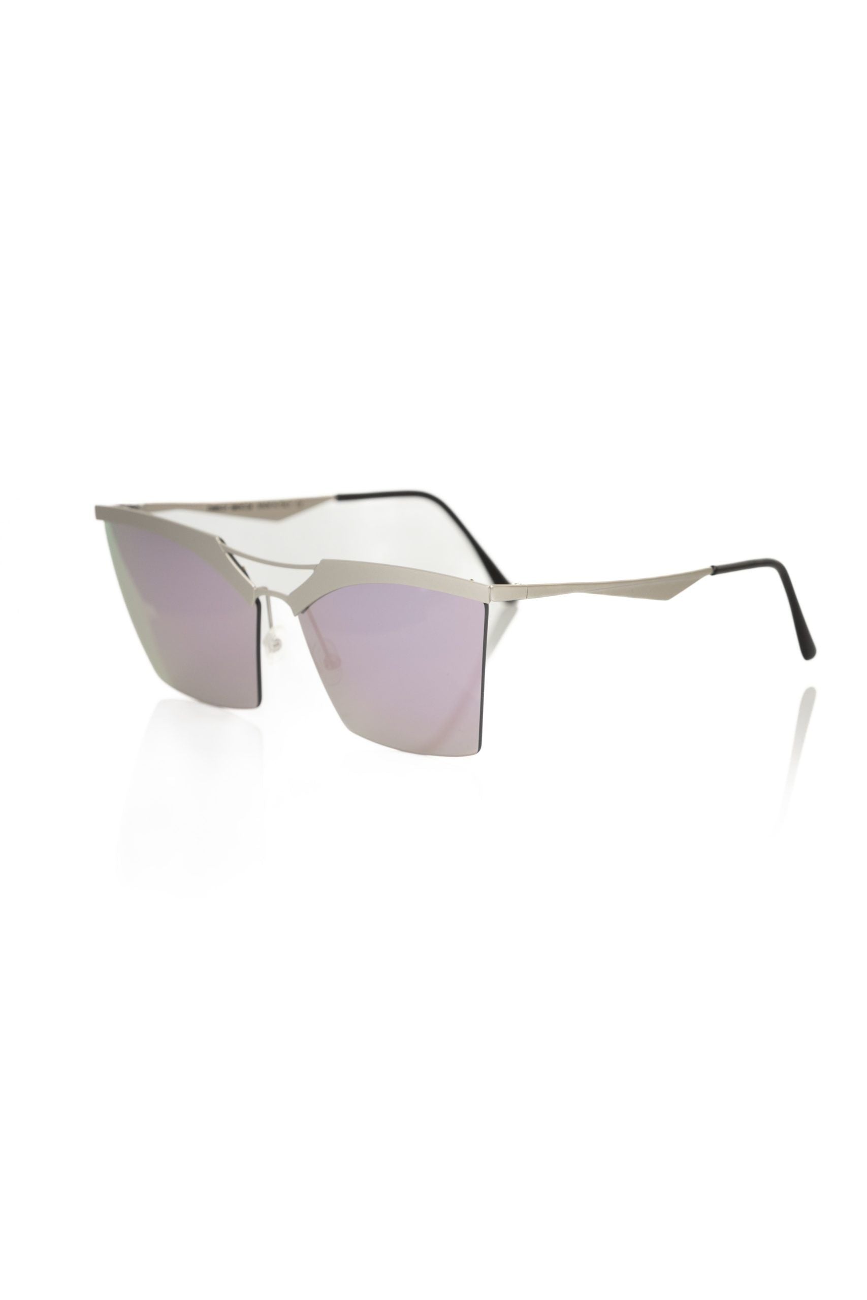 Frankie Morello Silver Metallic Women Sunglasses - ClickThatClicks 