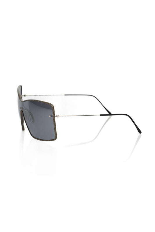 Frankie Morello Black Metallic Fiber Women Sunglasses - ClickThatClicks 
