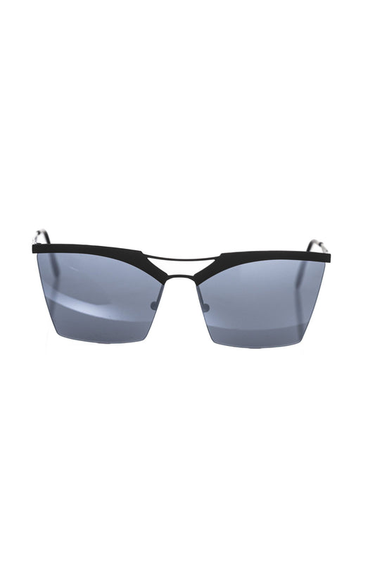 Frankie Morello Black Metallic Women's Sunglass - ClickThatClicks 