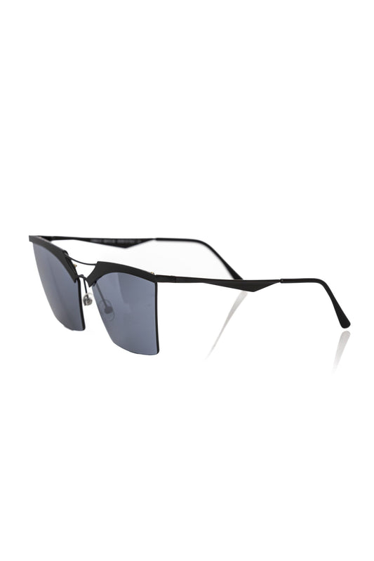 Frankie Morello Black Metallic Women's Sunglass - ClickThatClicks 