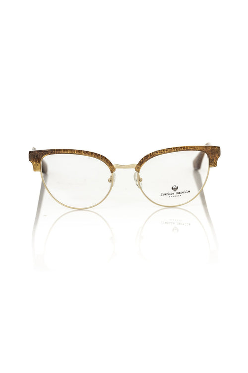 Frankie Morello Brown Metallic Fibre Women Frame - ClickThatClicks 
