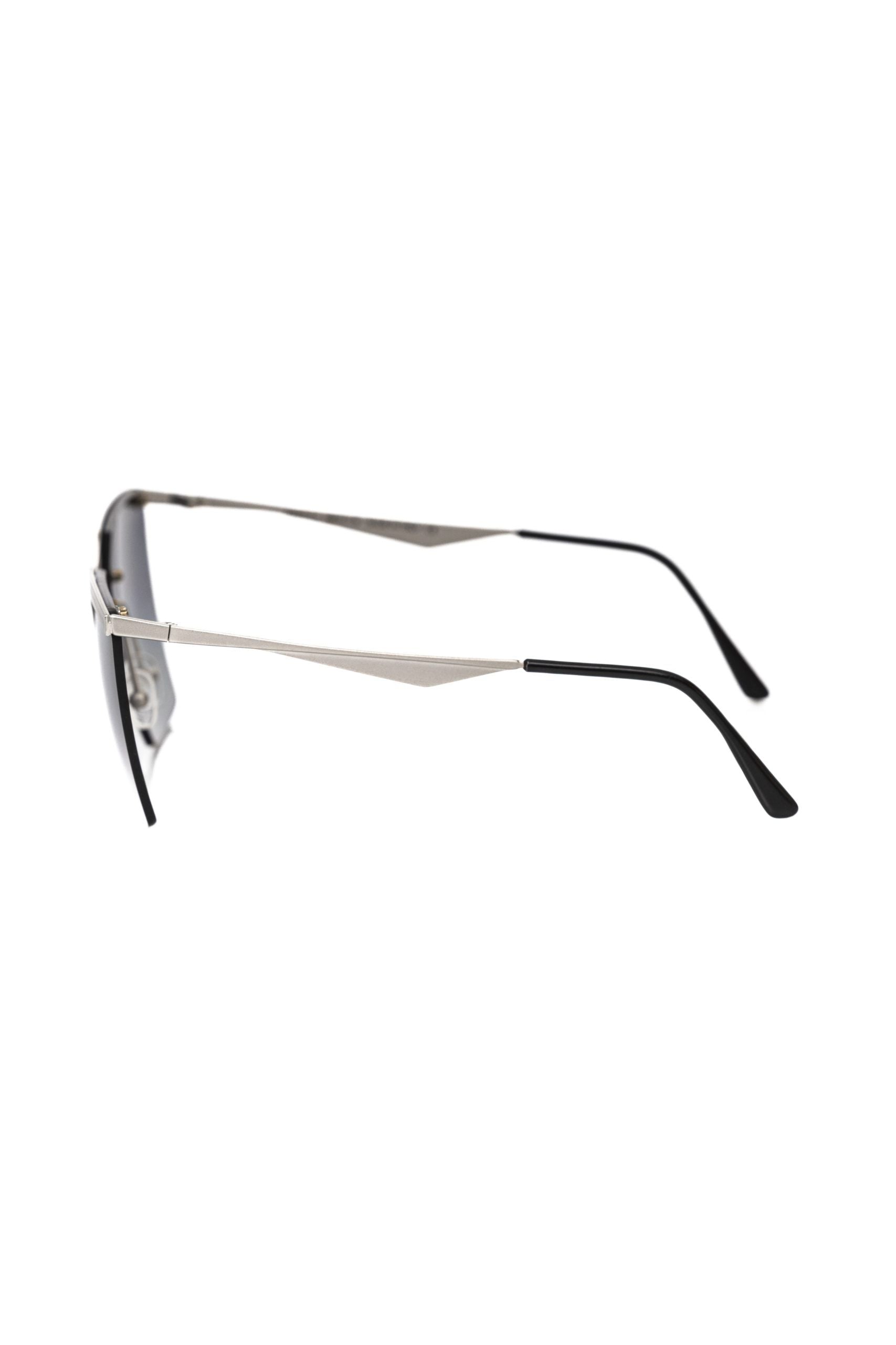 Frankie Morello Silver Metallic Women's Sunglass - ClickThatClicks 