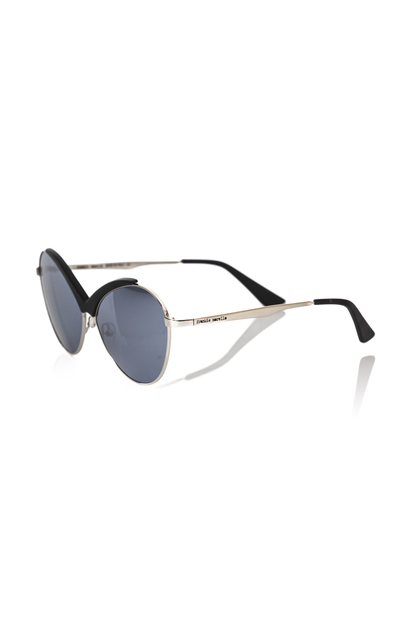 Frankie Morello Black Metallic Women Sunglasses - ClickThatClicks 
