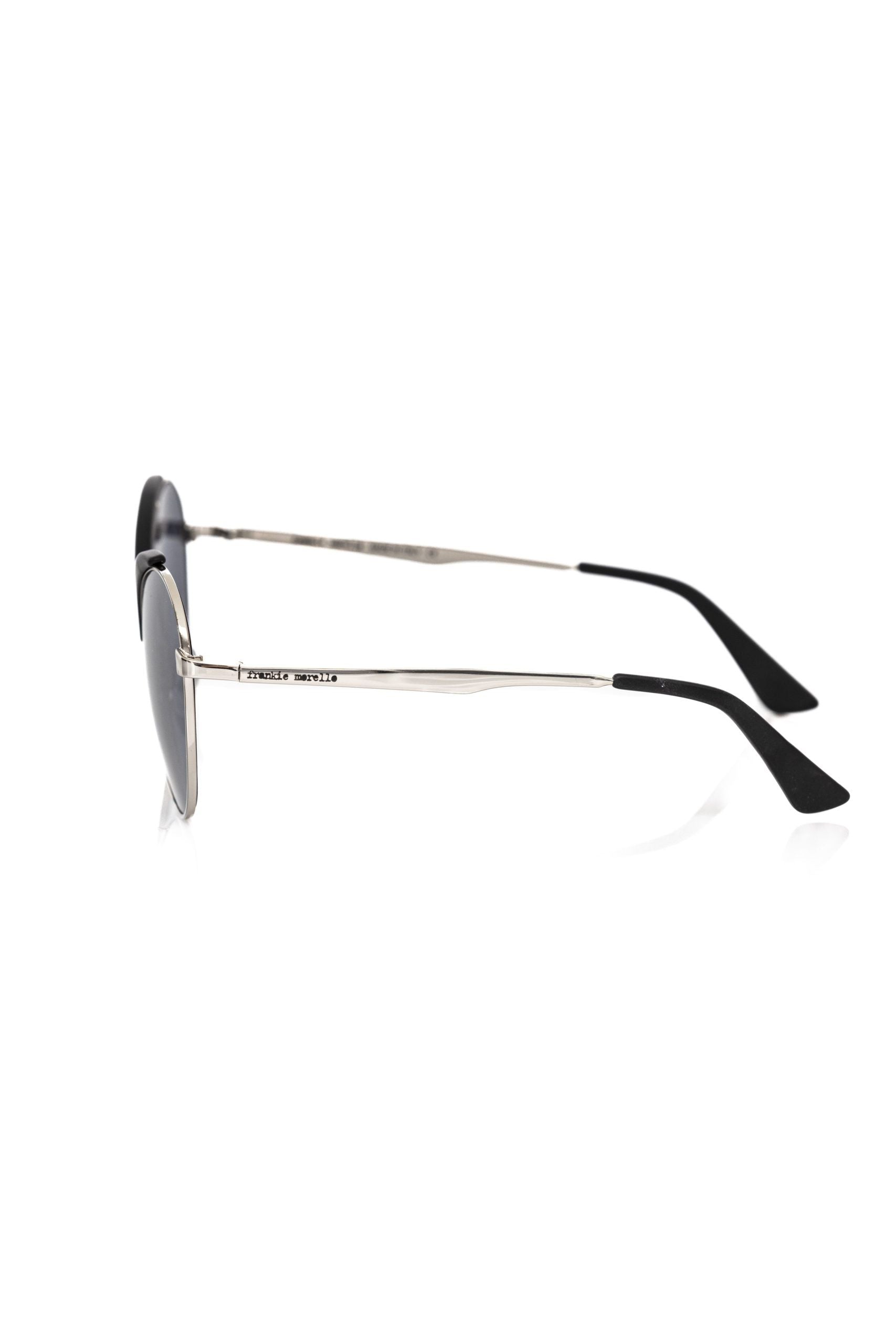 Frankie Morello Black Metallic Women Sunglasses - ClickThatClicks 
