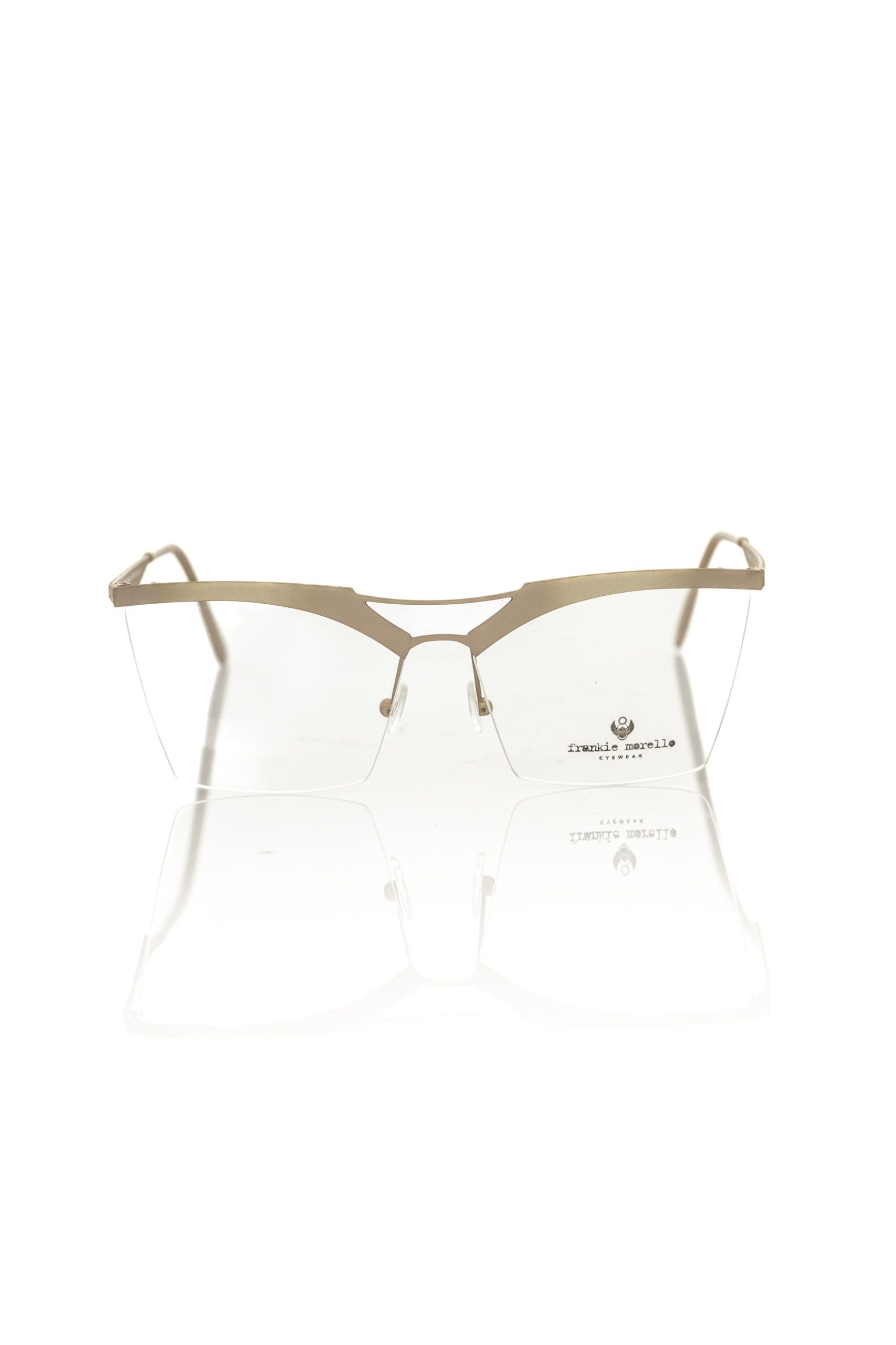 Frankie Morello Brown Metallic Women's Eyeglass Frame - ClickThatClicks 