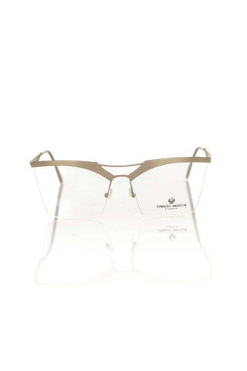 Frankie Morello Brown Metallic Women's Eyeglass Frame - ClickThatClicks 