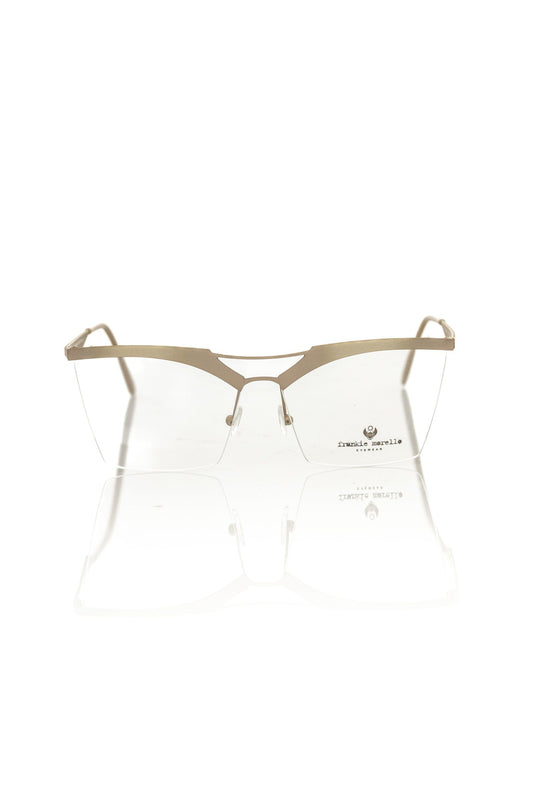 Frankie Morello Brown Metallic Women's Eyeglass Frame - ClickThatClicks 