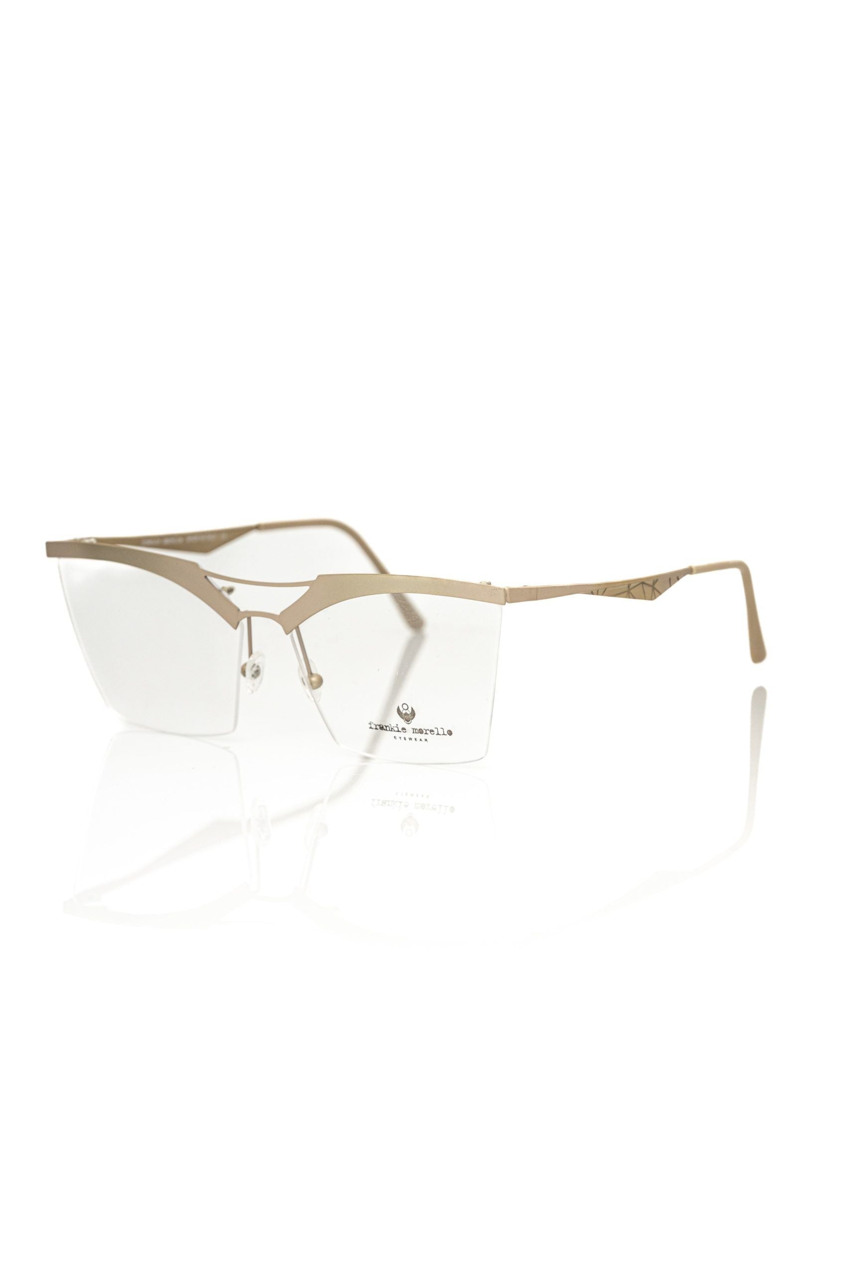 Frankie Morello Brown Metallic Women's Eyeglass Frame - ClickThatClicks 