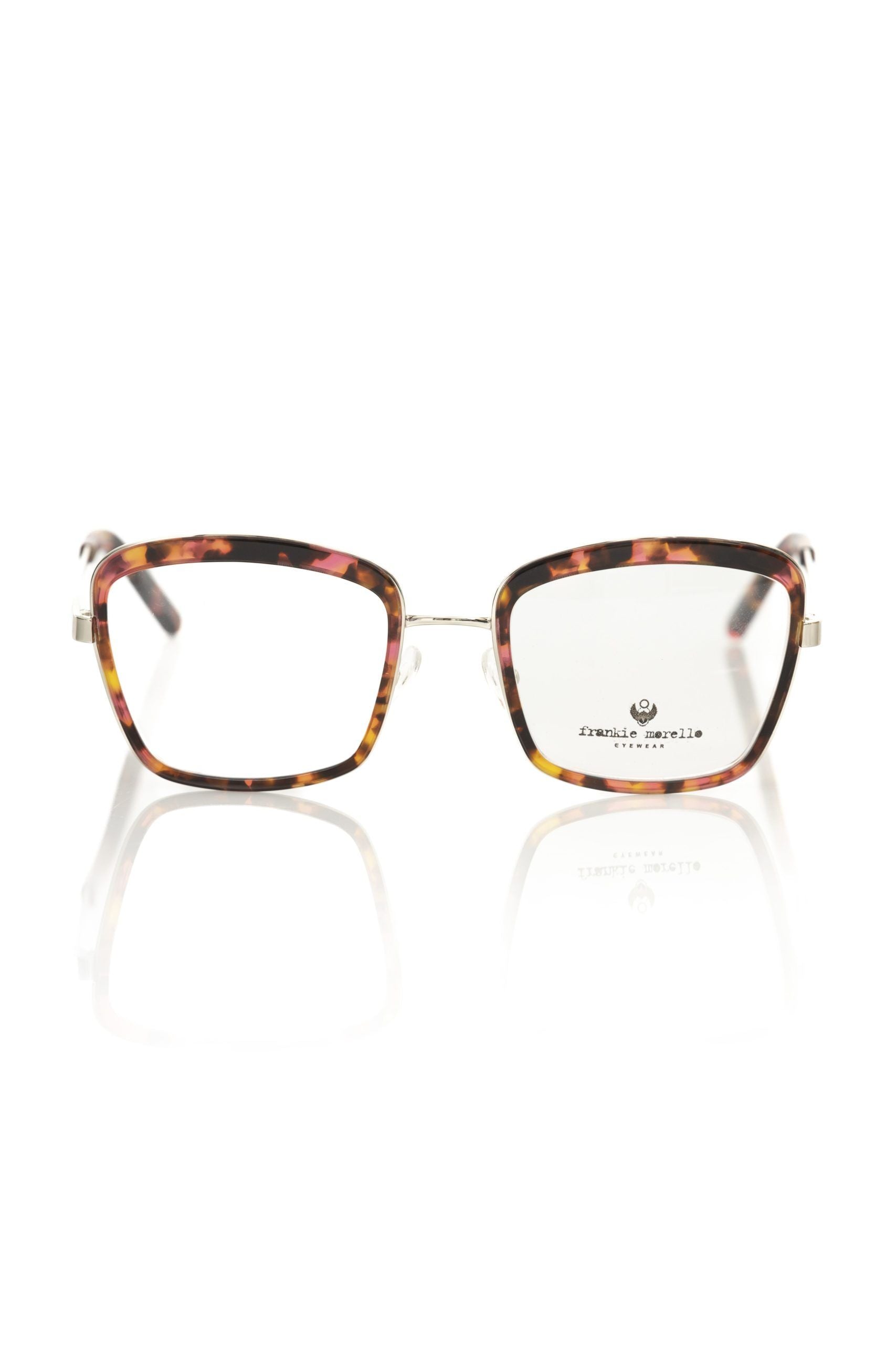 Frankie Morello Red Metallic Women's Eyeglass Frame - ClickThatClicks 