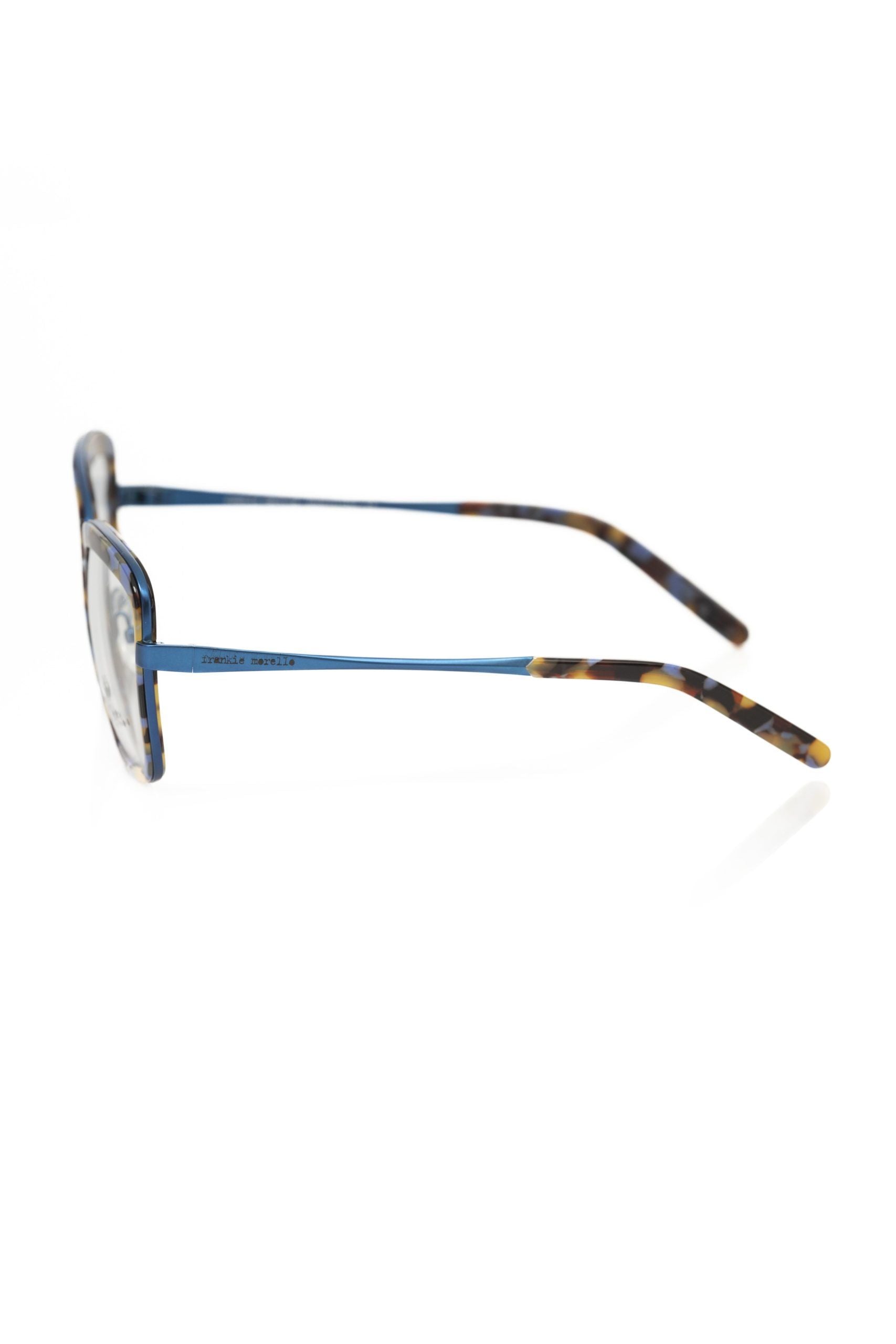 Frankie Morello Blue Metallic Women's Eyeglass Frame - ClickThatClicks 