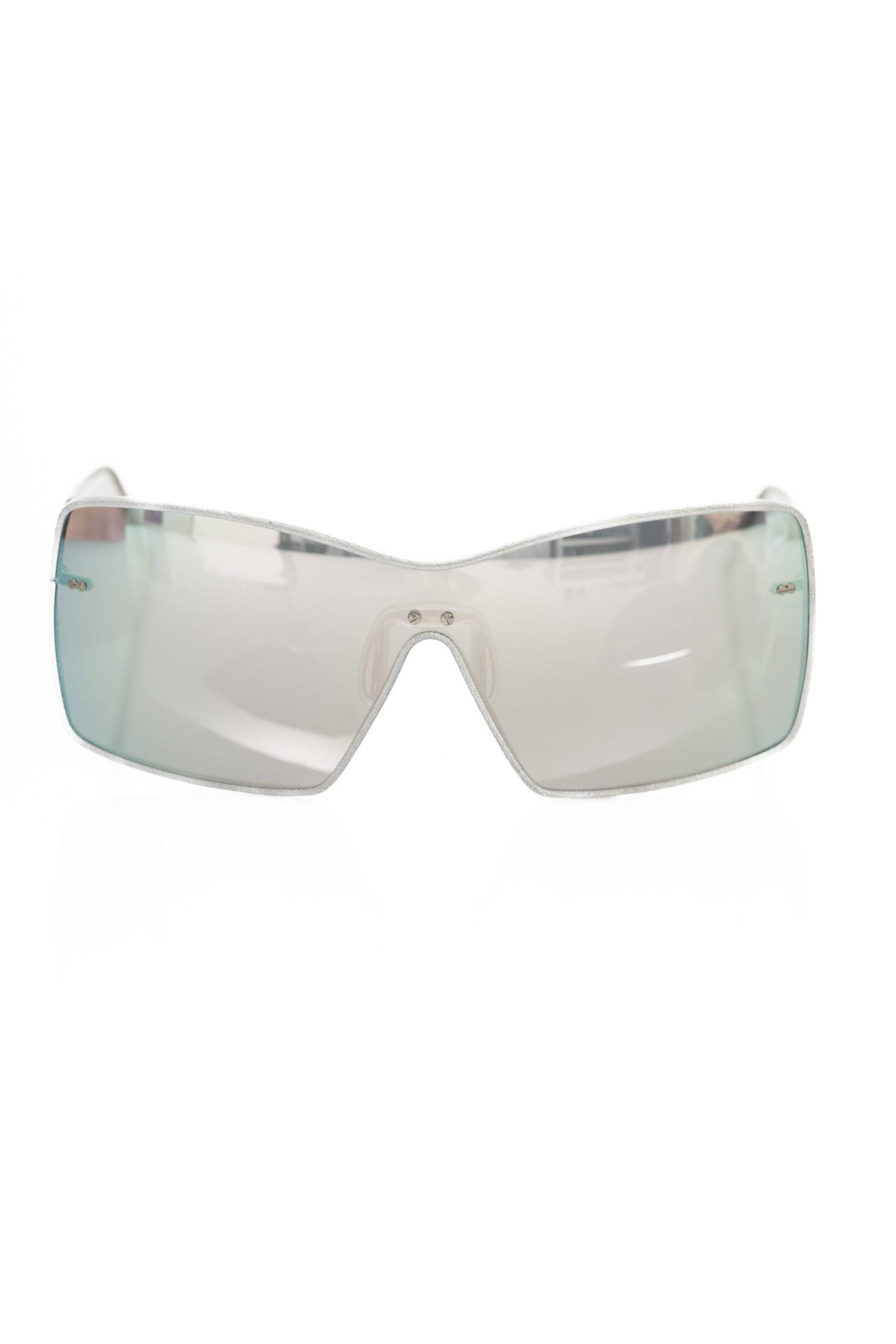 Frankie Morello Silver Metallic Fiber Women Sunglasses - ClickThatClicks 