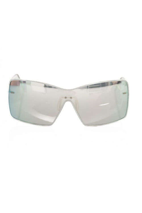 Frankie Morello Silver Metallic Fiber Women Sunglasses - ClickThatClicks 