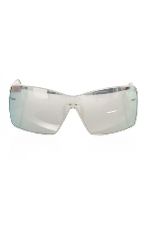 Frankie Morello Silver Metallic Fiber Women Sunglasses - ClickThatClicks 