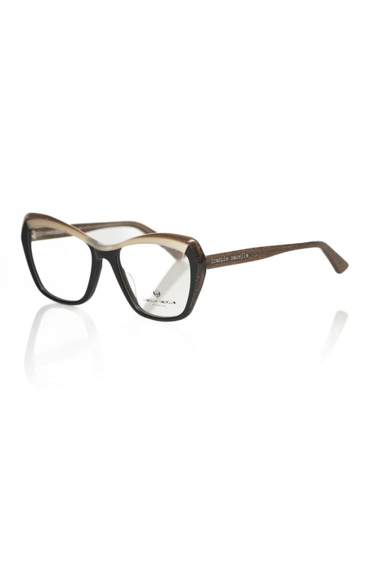 Frankie Morello Black Acetate Women's Eyeglass Frame - ClickThatClicks 