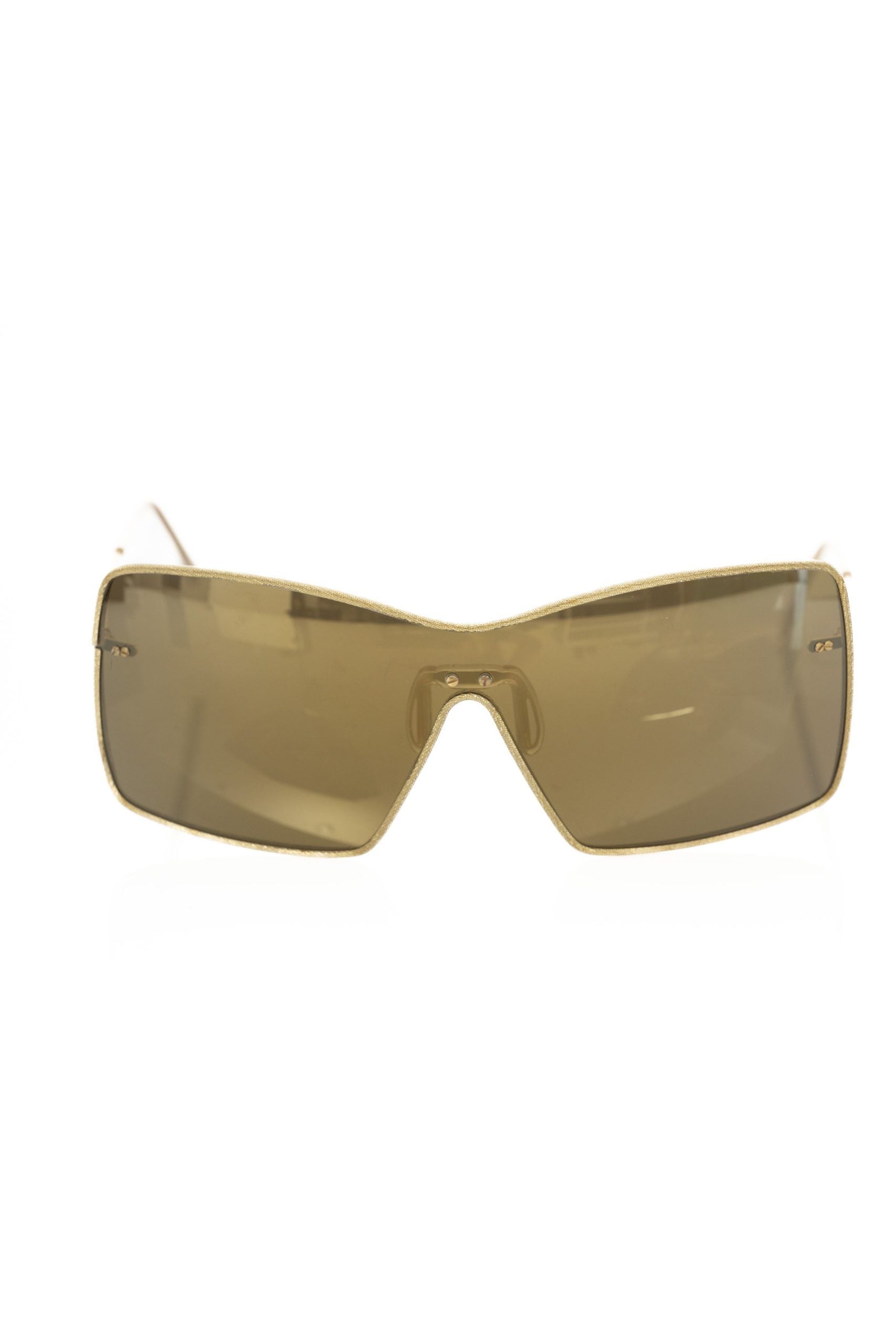 Frankie Morello Gold Metallic Fiber Women Sunglasses - ClickThatClicks 