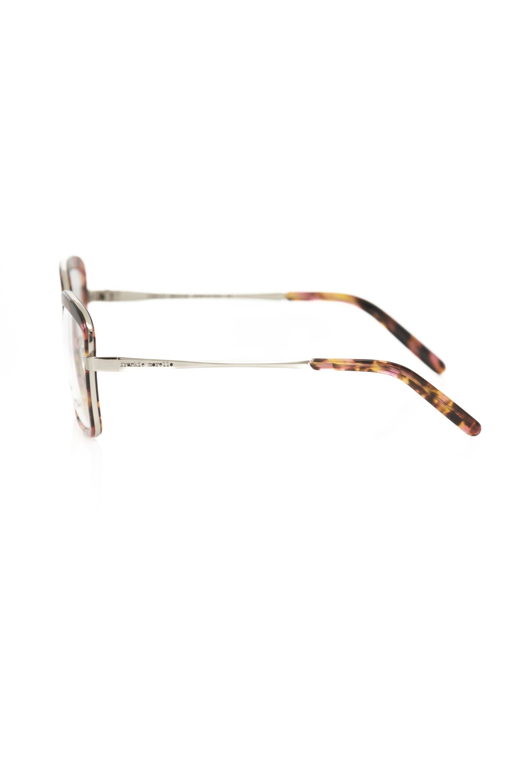 Frankie Morello Red Metallic Women's Eyeglass Frame - ClickThatClicks 