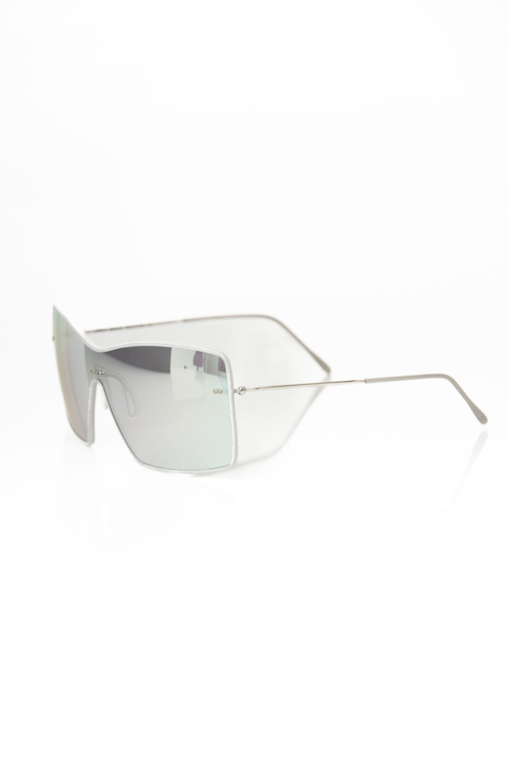 Frankie Morello Silver Metallic Fiber Women Sunglasses - ClickThatClicks 