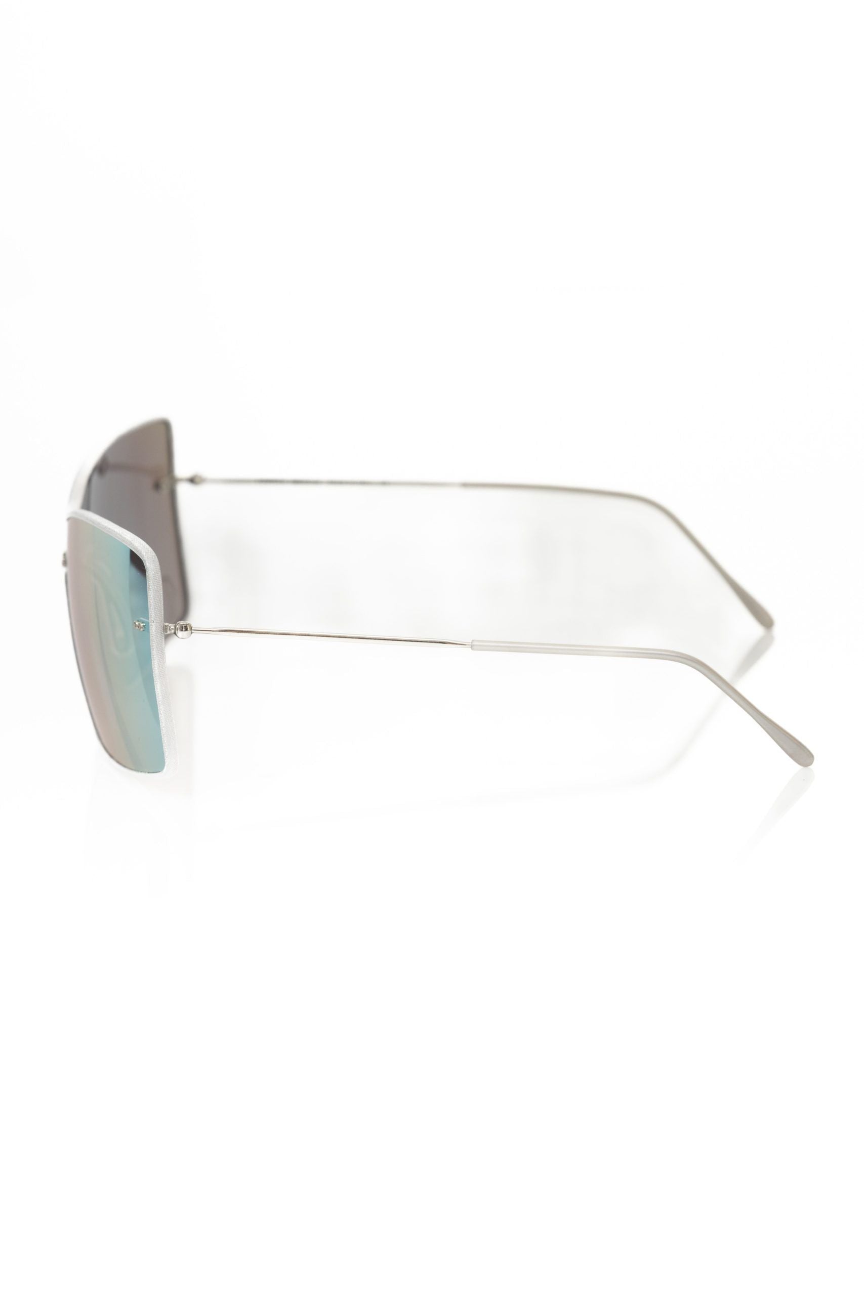 Frankie Morello Silver Metallic Fiber Women Sunglasses - ClickThatClicks 