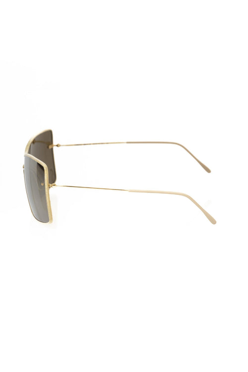 Frankie Morello Gold Metallic Fiber Women Sunglasses - ClickThatClicks 