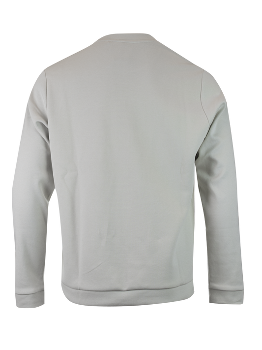 Hugo Boss Beige Cotton Round Neck Sweatshirt - ClickThatClicks 