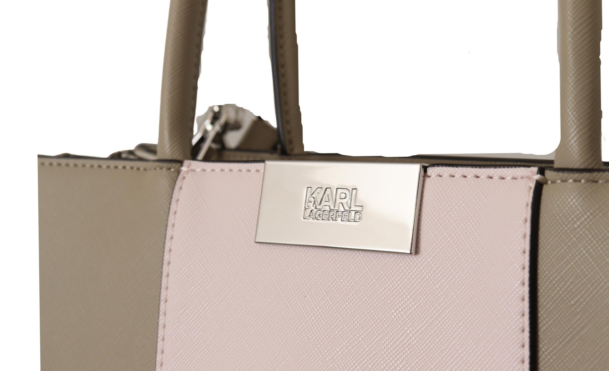 Karl Lagerfeld Sage Green Polyurethane Tote Shoulder Bag - ClickThatClicks 