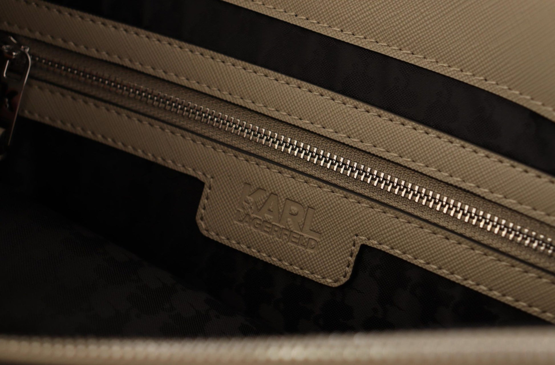 Karl Lagerfeld Sage Green Polyurethane Tote Shoulder Bag - ClickThatClicks 