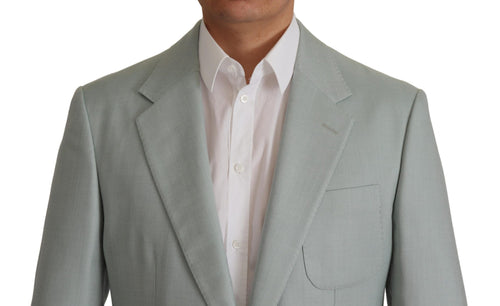 Dolce & Gabbana Light Green Cashmere Silk Blazer - ClickThatClicks 