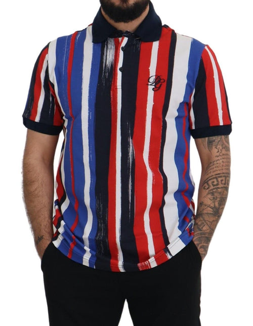 Dolce & Gabbana Multicolor Cotton Polo Top T-shirt - ClickThatClicks 