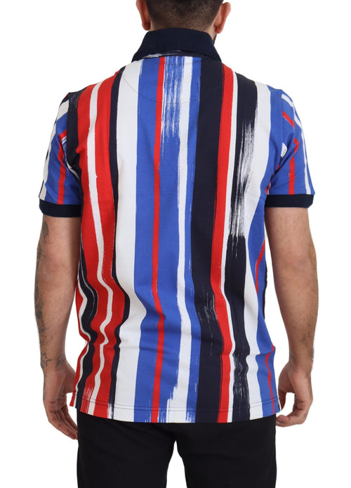 Dolce & Gabbana Multicolor Cotton Polo Top T-shirt - ClickThatClicks 