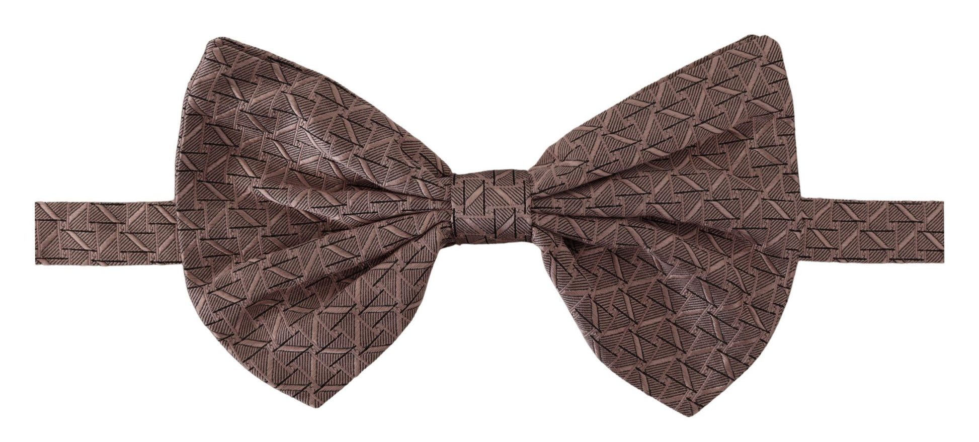 Dolce & Gabbana Gray Fantasy Print Adjustable Neck Papillon Bow Tie - ClickThatClicks 