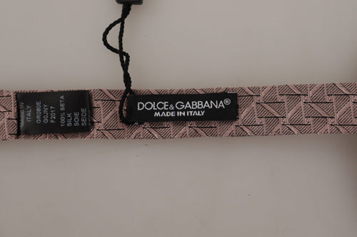 Dolce & Gabbana Gray Fantasy Print Adjustable Neck Papillon Bow Tie - ClickThatClicks 