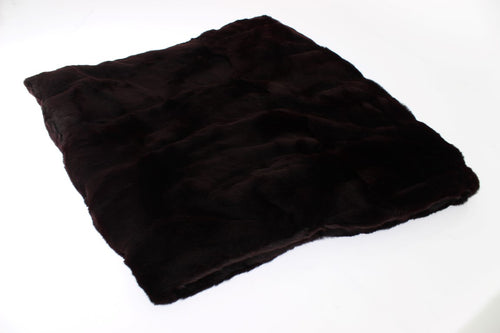 Dolce & Gabbana Purple Weasel Fur Crochet Hood Scarf Hat - ClickThatClicks 