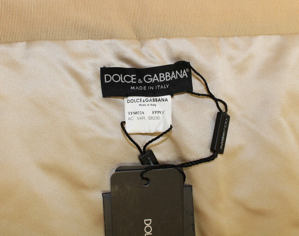 Dolce & Gabbana Beige MINK Fur Scarf Foulard Neck Wrap - ClickThatClicks 