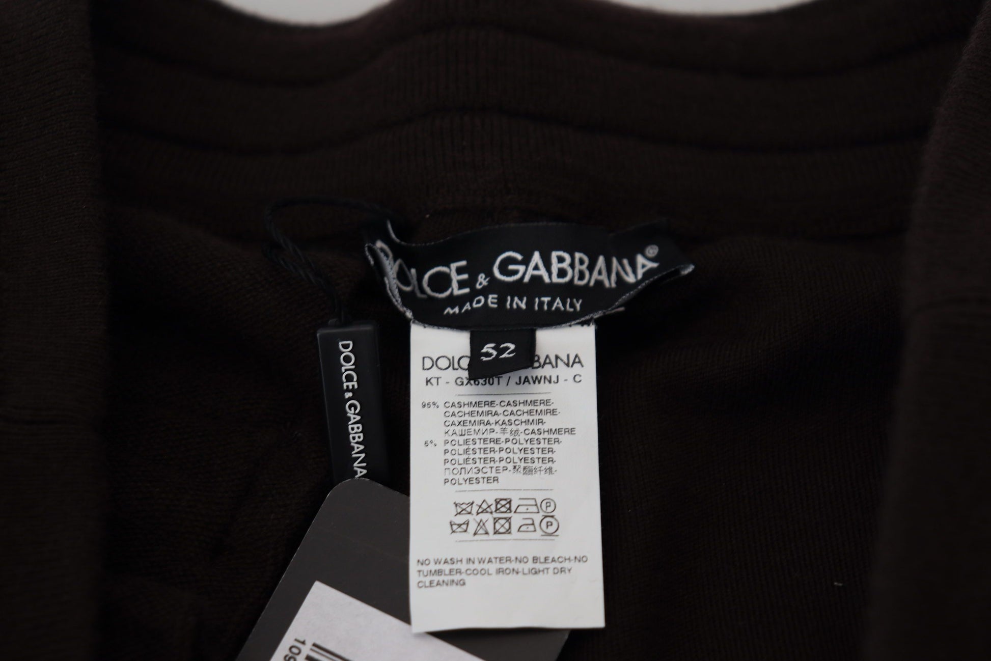 Dolce & Gabbana Brown Cashmere Trousers Bottoms Drawstring Pants - ClickThatClicks 