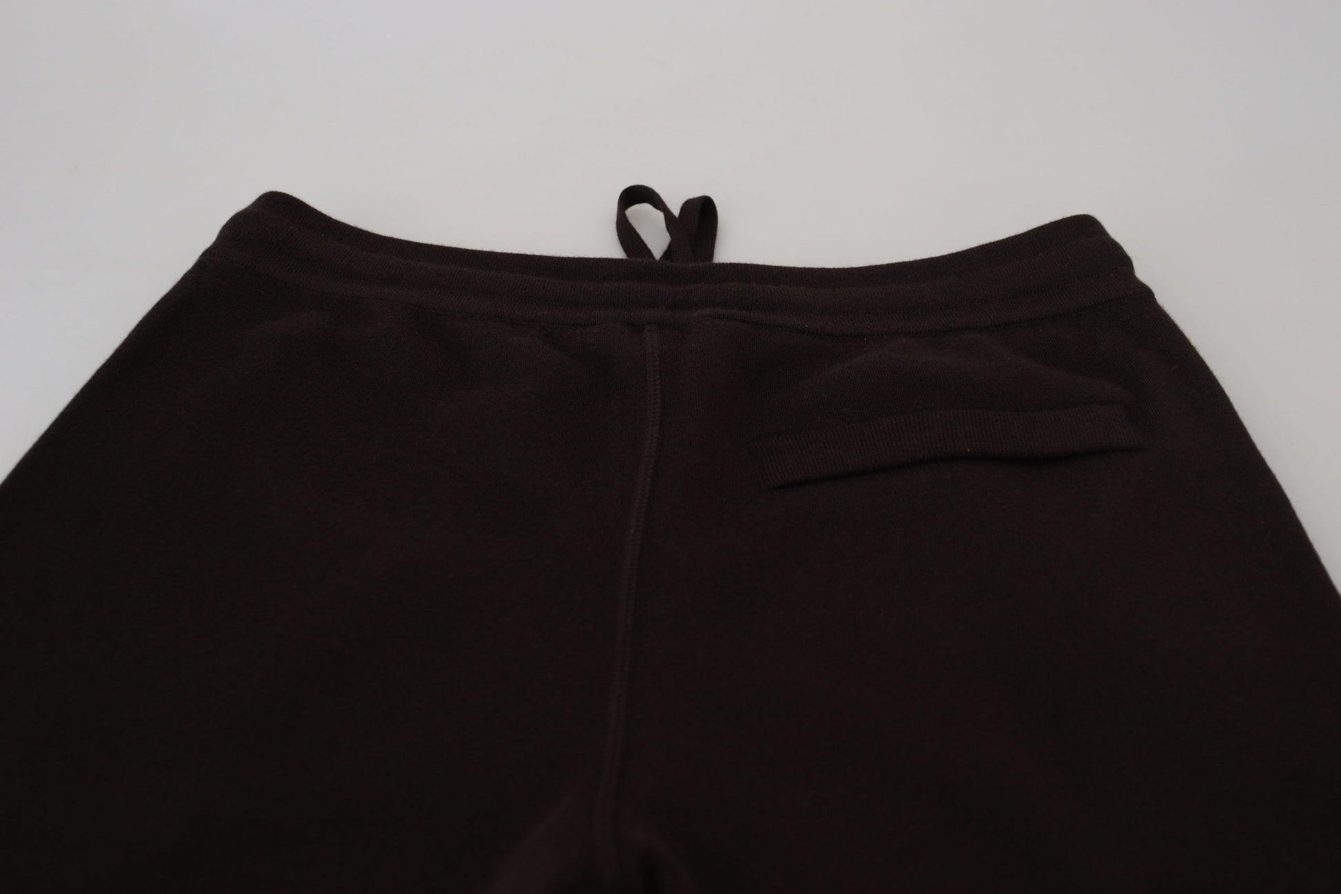 Dolce & Gabbana Brown Cashmere Trousers Bottoms Drawstring Pants - ClickThatClicks 