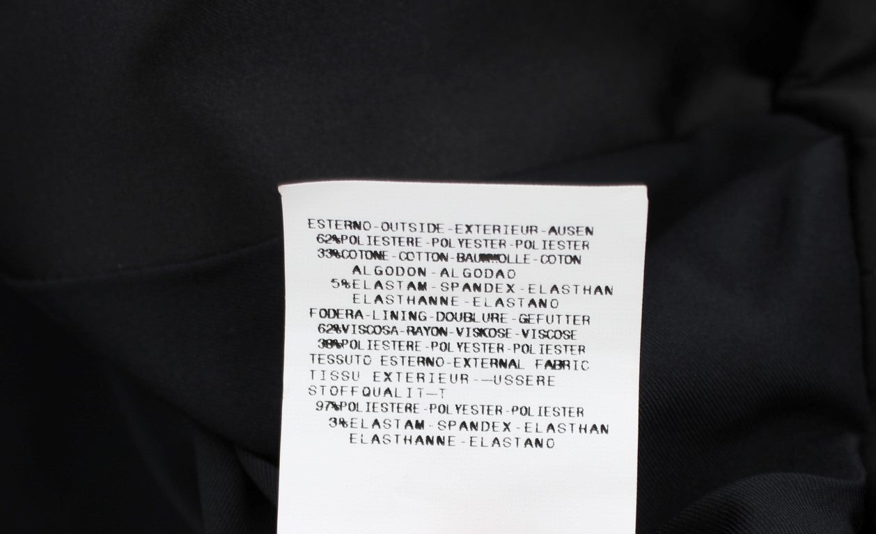 Exte Black Stretch Single Breasted Blazer Jacket - ClickThatClicks 