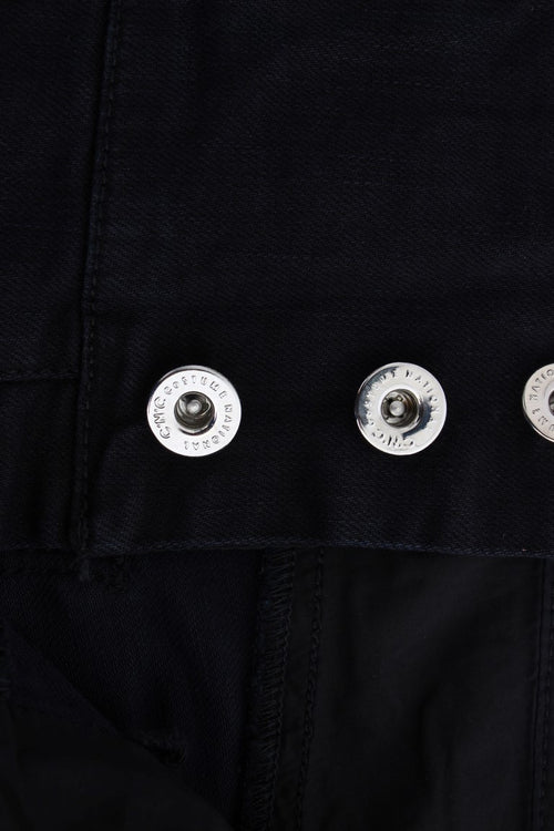 Costume National Black Cotton Slim Fit Cropped Jeans - ClickThatClicks 