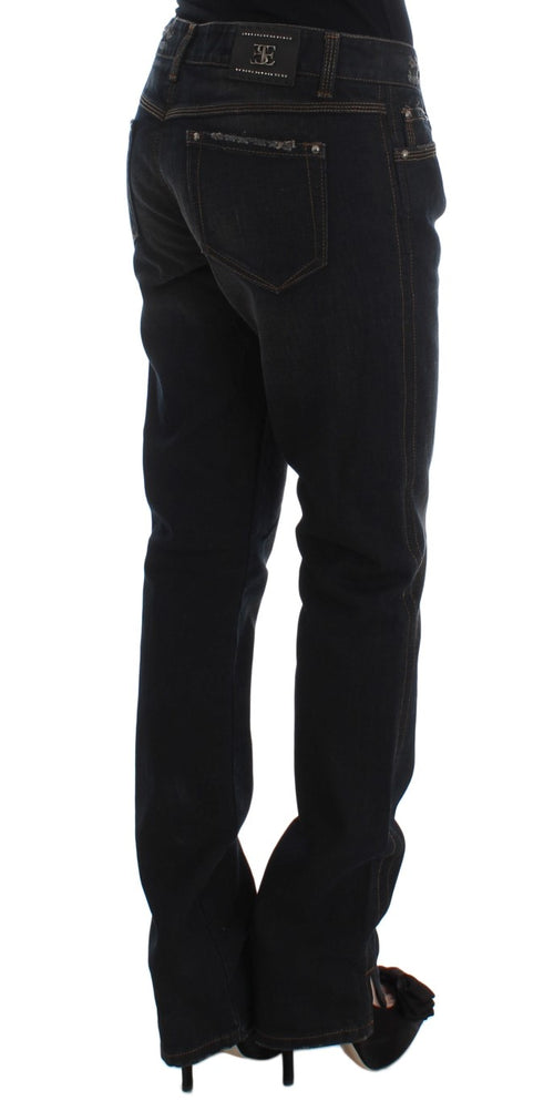Ermanno Scervino Blue Wash Cotton Boyfriend Jeans - ClickThatClicks 