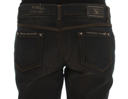 Ermanno Scervino Blue Wash Cotton Boyfriend Jeans - ClickThatClicks 