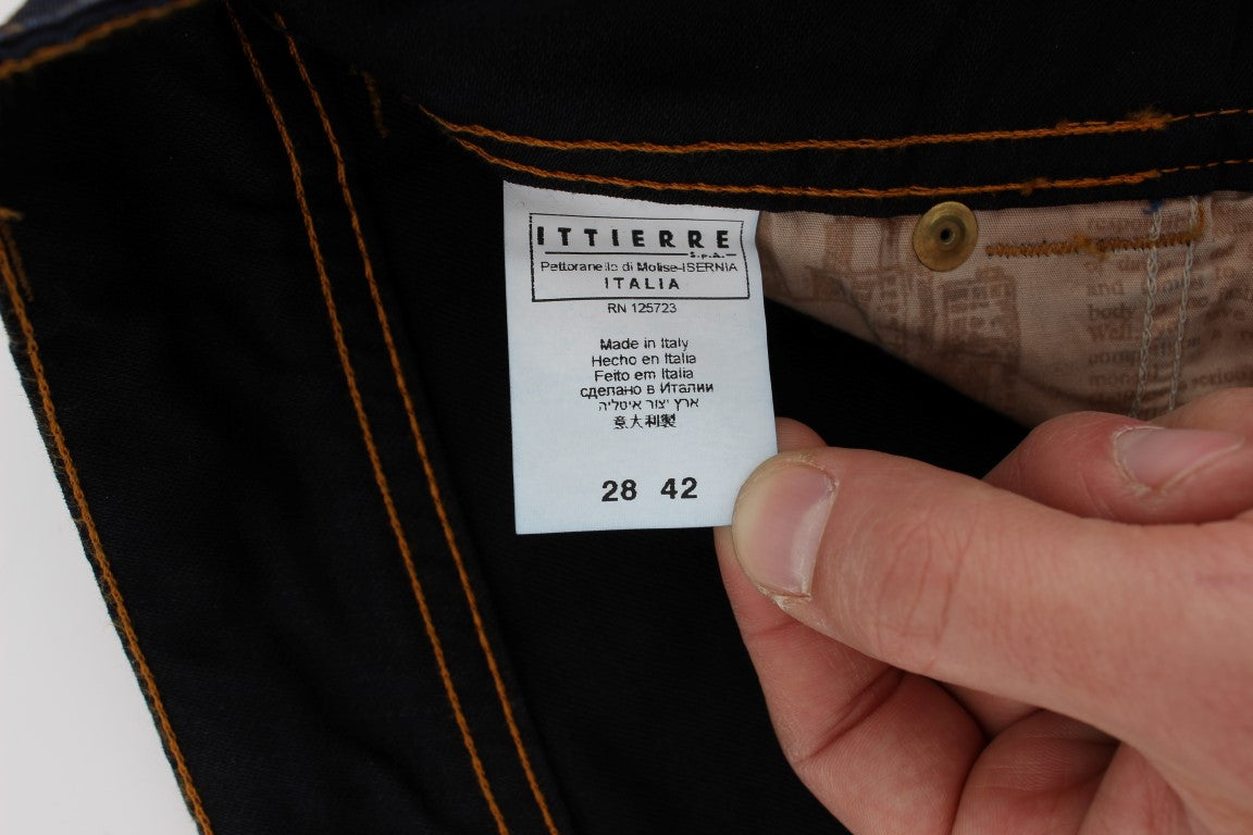 John Galliano Blue Wash Cotton Slim Fit Jeans - ClickThatClicks 