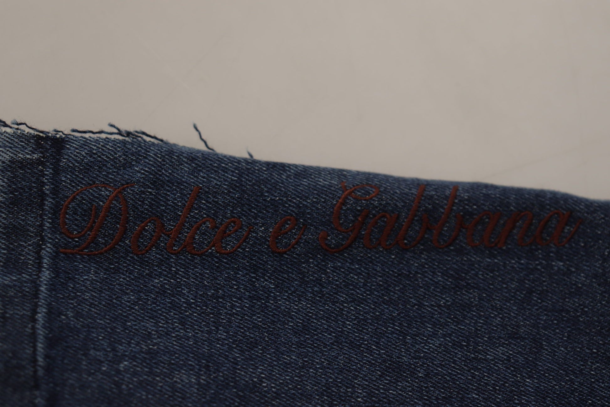 Dolce & Gabbana Multicolor Patchwork DG Fashion Wide Leg Denim Pant - ClickThatClicks 