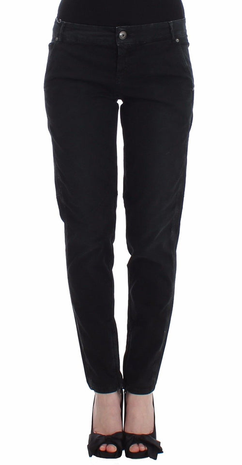 Ermanno Scervino Blue Slim Jeans Denim Pants Skinny Leg Straight - ClickThatClicks 