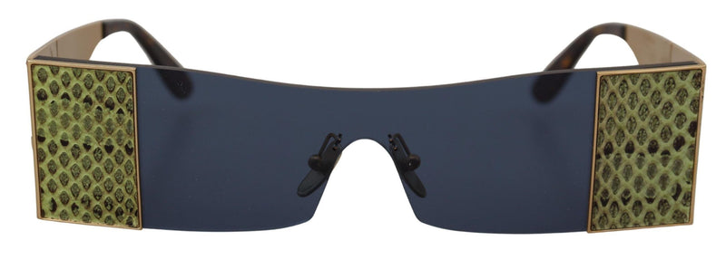 Dolce & Gabbana Gold Metal Rectangle Shades DG2263 Sunglasses