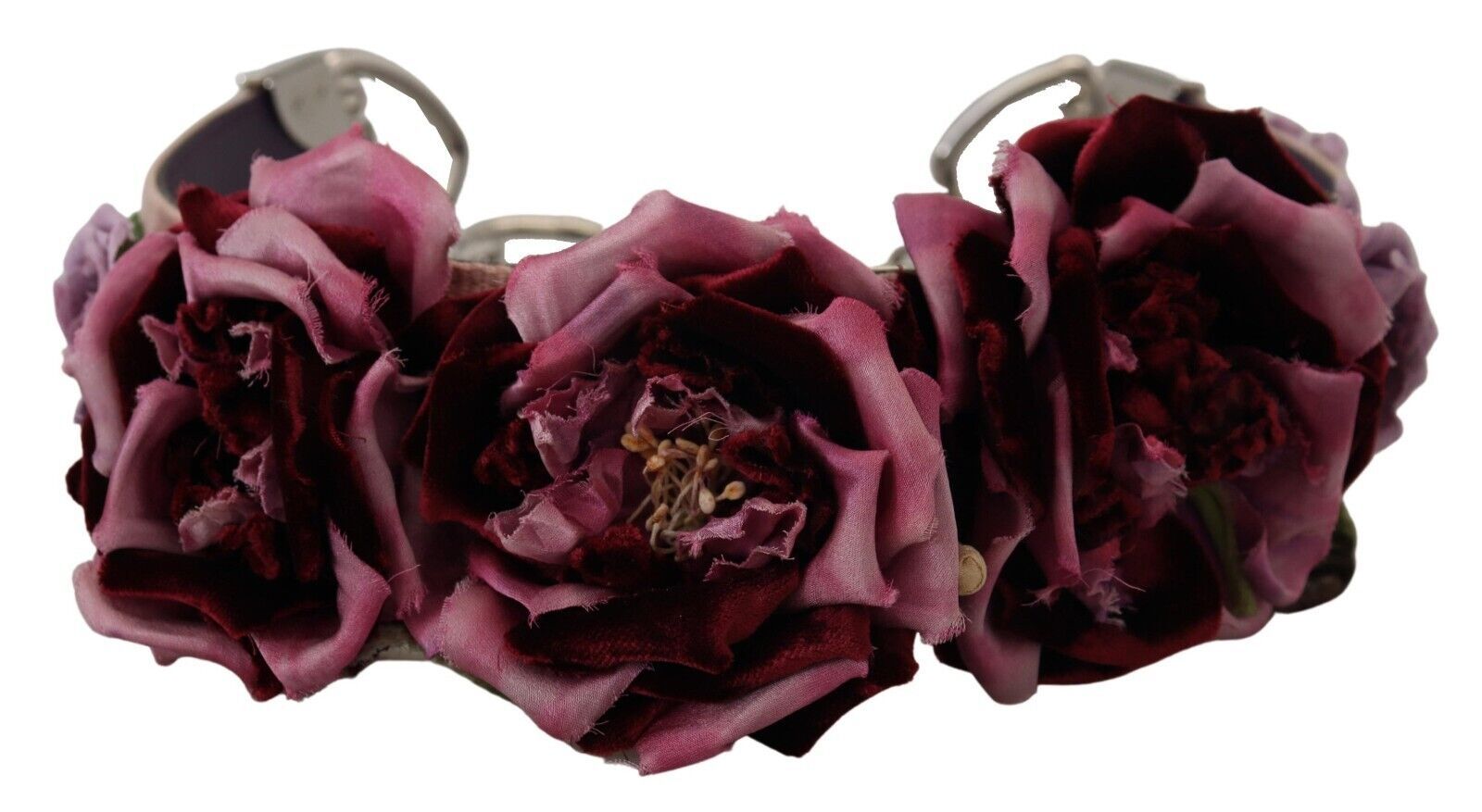 Dolce & Gabbana Multicolor Floral Appliques Metal Shoulder Strap - ClickThatClicks 