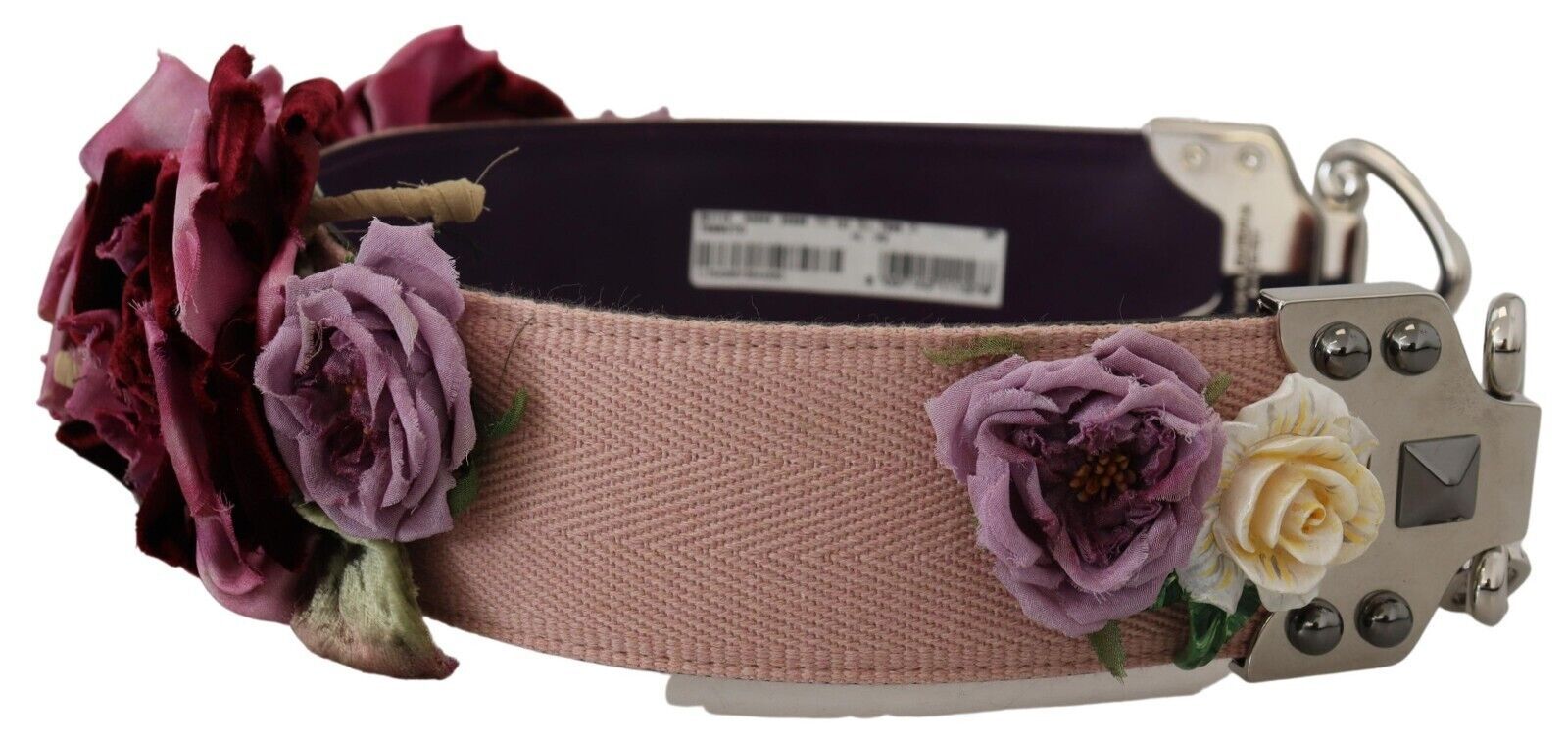 Dolce & Gabbana Multicolor Floral Appliques Metal Shoulder Strap - ClickThatClicks 