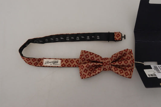 Scotch & Soda Multicolor Silk Adjustable Neck Papillon Men Bow Tie - ClickThatClicks 